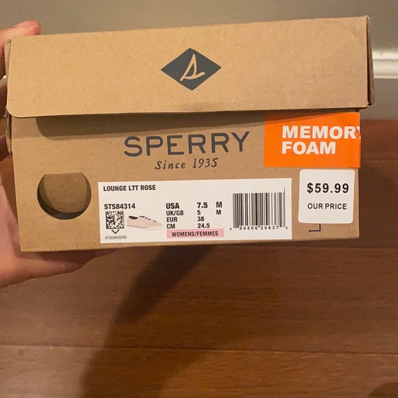 Rose Sperry Sneakers - Picture 2 of 7